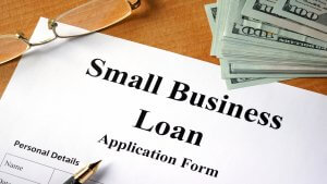 Small business loan form .